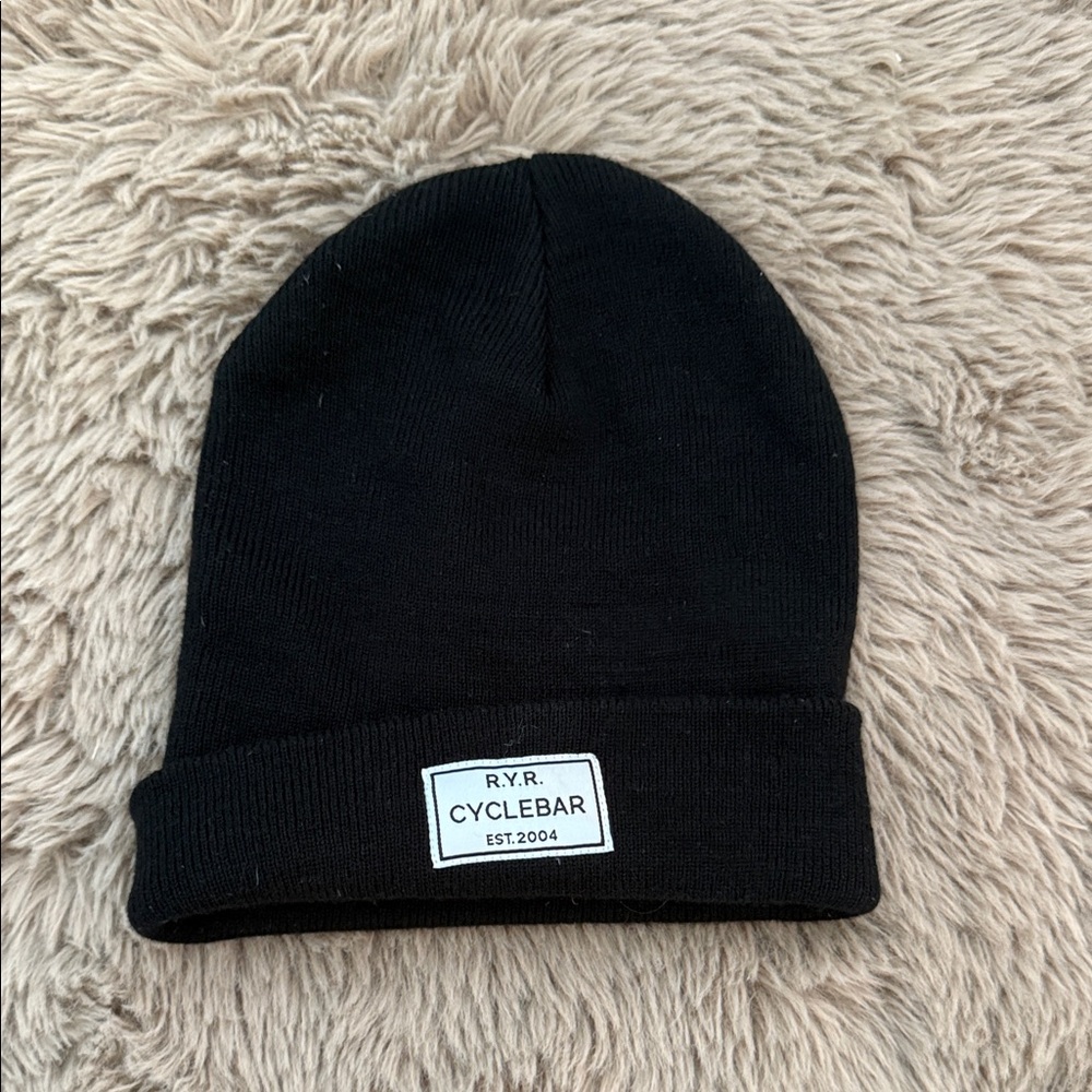 Black R.Y.R. Cyclebar Beanie